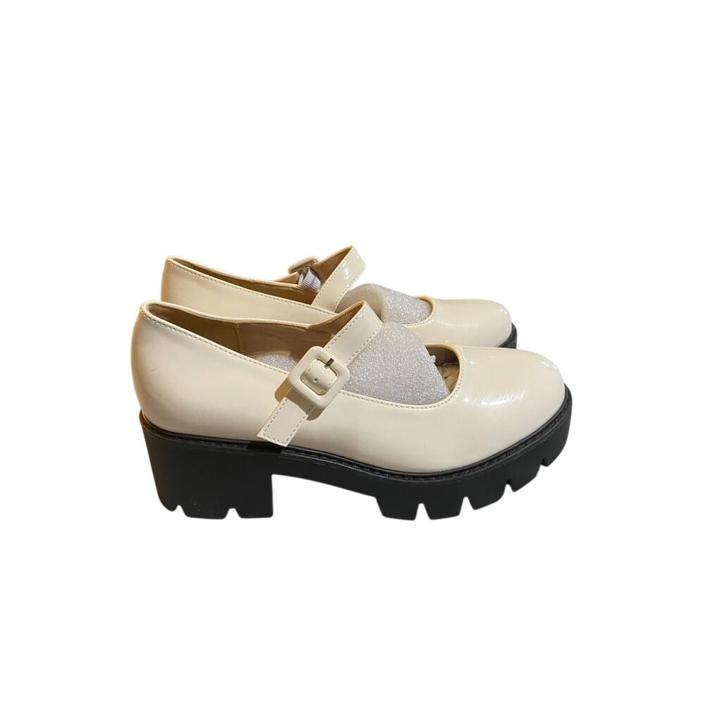 New girls, ivory, Dolly, Mary Jean, 2 inch heel shoe 6